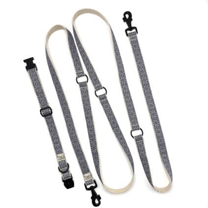 konopný ekologický obojek pro psa folklórni vzor 10