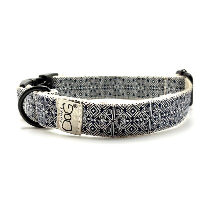 konopný ekologický obojek pro psa folklórni vzor 5