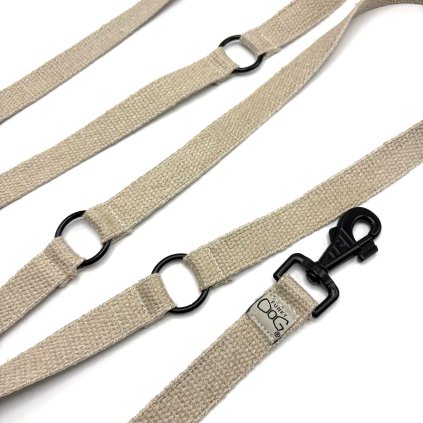 ekologický obojek, konopný obojek, obojek pro psa, technické konopí, obojek do vody, přepínací vodítko funky dog 10