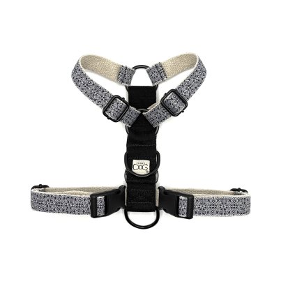 konopný ekologický postroj Y pro psa folklórni vzor 11