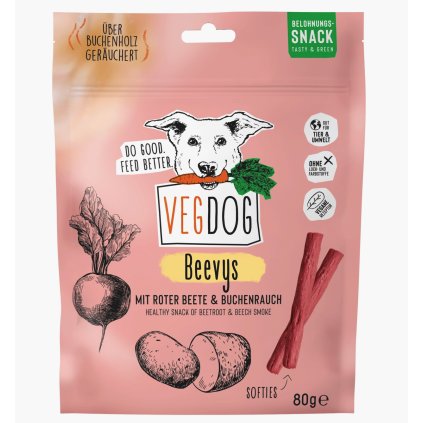 VegDog beevys vegan pamlsky z řepy 1