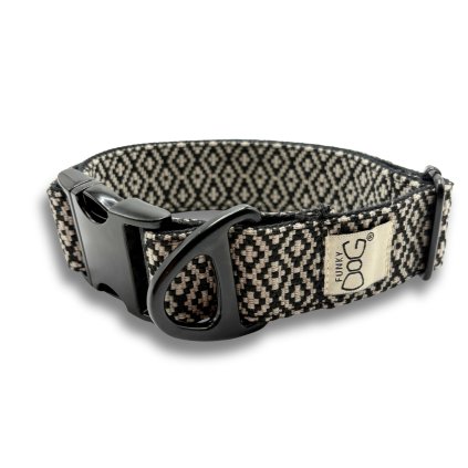 široký obojek pro psa, pevný obojek, nastavitelný obojek, obojek se vzorem, český výrobek3