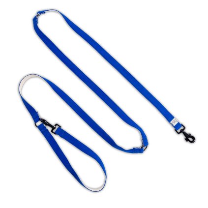 Hemp Adjustable Dog Leash 3 m - navy blue  Durable, Natural & Versatile
