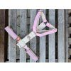 Hemp Dog Harness - pink  Eco-Friendly Adjustable Dog Harness for Sensitive Skin