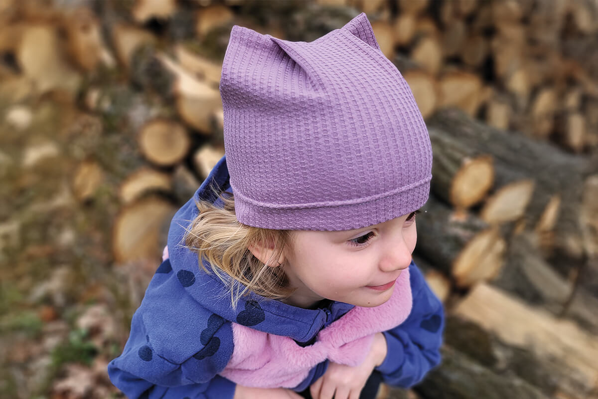 Jak ušít dětskou čepici? Střih zdarma!