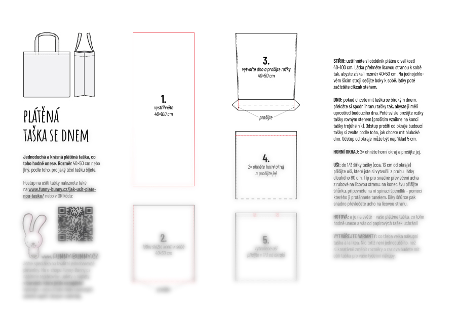 Jak ušít plátěnou tašku