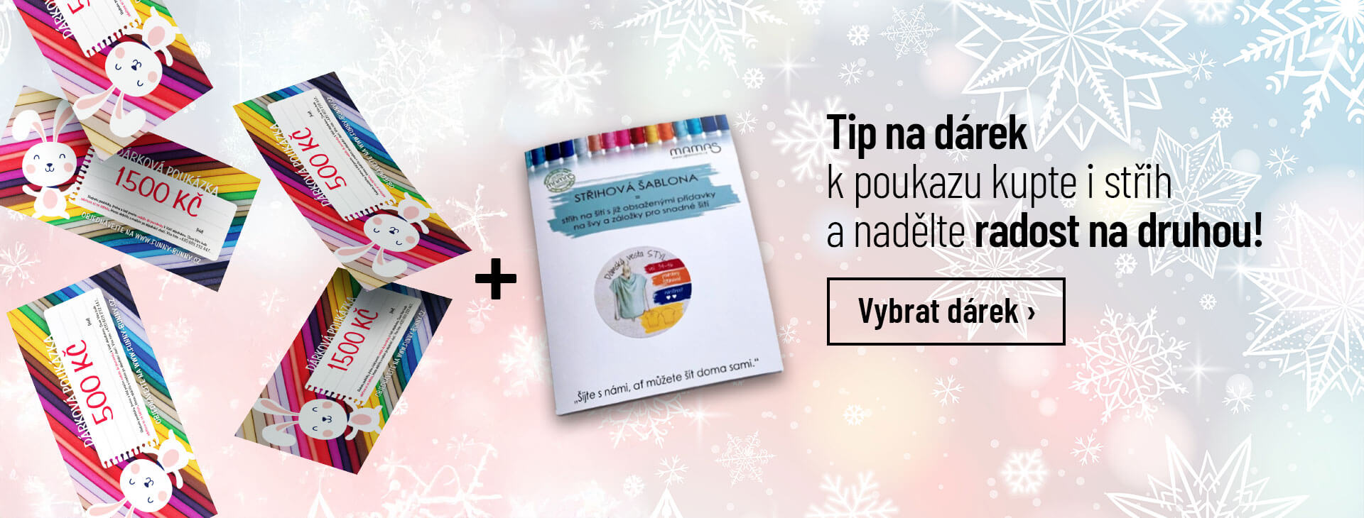 Tip na dárek: k poukázce vyberte i střih a máte dárek na druhou!