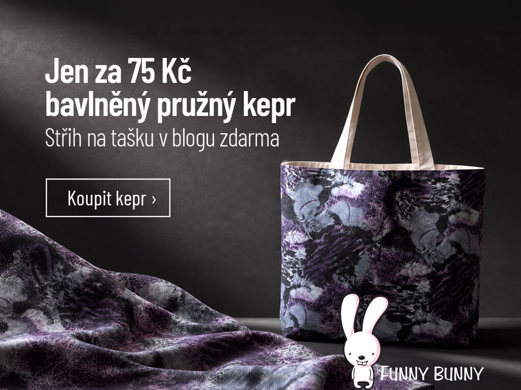 Bavlněný kepr jen za 75 Kč