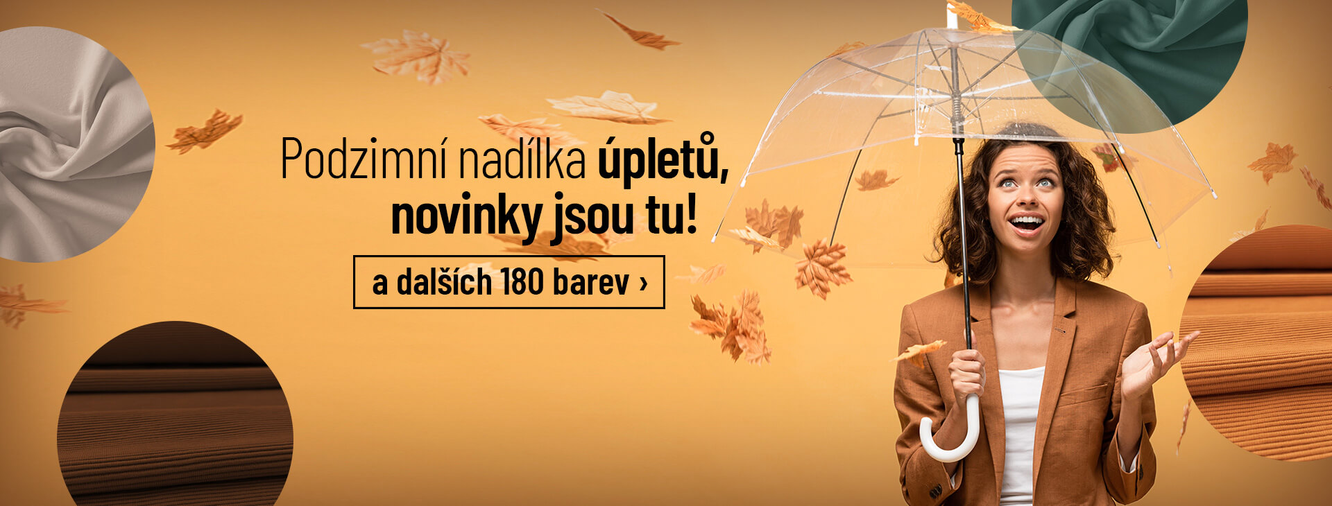 Úplet – podzimní barvy / novinky