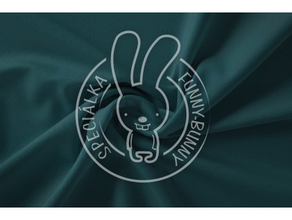 Zelená teplákovina v odstínu Forest Green