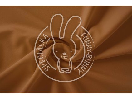 Hnědá teplákovina karamelová