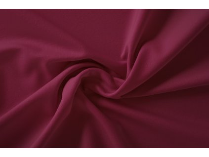 Vínově červená / bordó teplákovina s nepočestaným rubem