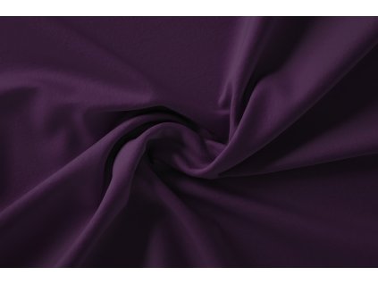 Švestkově fialová teplákovina – nepočesaná