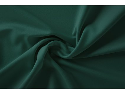 Teplákovina lahvově zelená – nepočesaná rubová strana