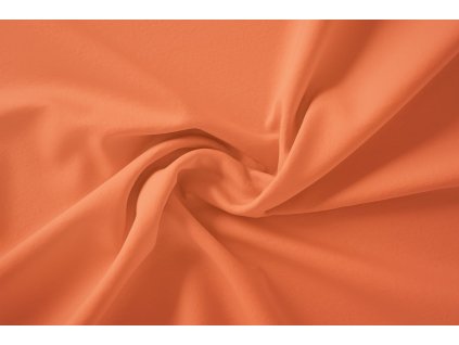 Teplákovina oranžová / pomeranč nepočesaná