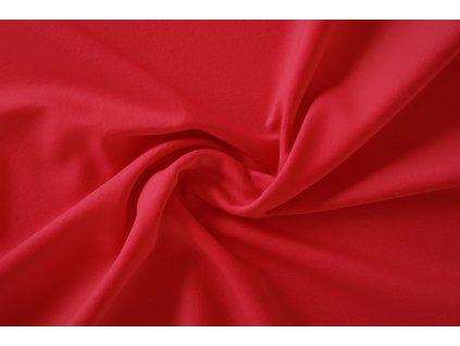 Počesaná teplákovina červená