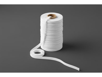Oděvní guma (pruženka) 8 mm bílá