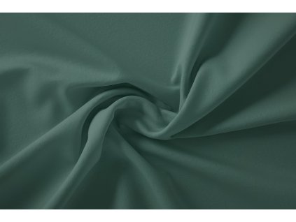 Tmavě zelená teplákovina v odstínu Jungle Green – počesaná