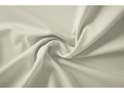 Počesaná teplákovina Ecru (bílá káva)