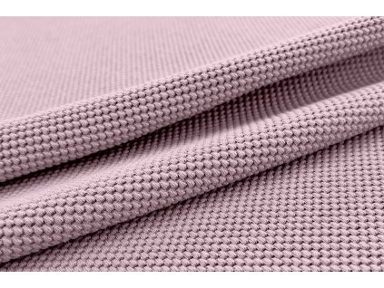 Plastická 3D teplákovina růžová, pastelová, Dusty pink