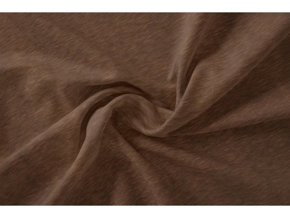 Hnědá teplákovina skořice melír