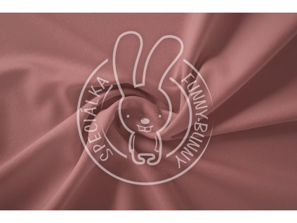 Růžová teplákovina v odstínu mluvy