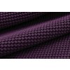 Nepočesaná fialová teplákovina 3D efekt