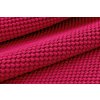 3D teplákovina růžová s plastickou strukturou – odstín fuchsie