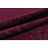 Vínově červená teplákocina s 3D plastickou strukturou