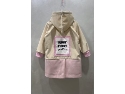 Pískací kabát softshell s barančekom/flauš