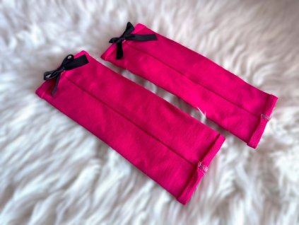 Štucne s mašľou cyklamén