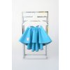 Točivá pískacia sukňa modrá
