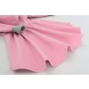 Pískací softshellový kabátik s nariaseným zadným dielom ružová