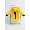 Zimná bunda s výkričníkom žltá/čierna
