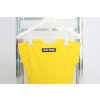 Pískacie tričko s KR riasené - žltá
