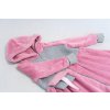 Mikino-kabátik ružová/sivá