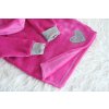 Pískacia hrejivá mikina crossbody hot pink