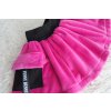 Pískacia hebučká teplá sukňa hot pink