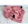 Kabát bouclé pink