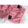 Kabát bouclé pink
