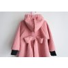 Kabát bouclé pink
