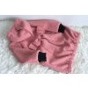 Kabát bouclé pink