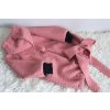 Kabát bouclé pink