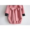 Kabát bouclé pink