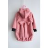 Kabát bouclé pink