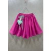 Kraťasy sukňové s pískacím ♥ príveskom lila pink