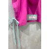 Ľahká crop-topová pískacia vesta lila pink
