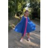 Pískacie kruhové šaty modrá