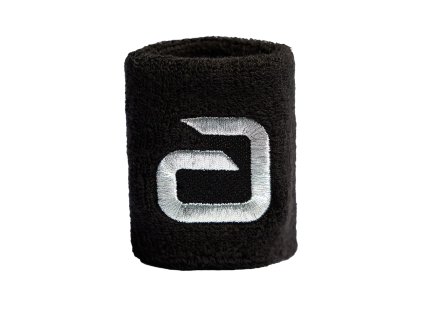 andro Schweissband Alpha schwarz silber 014 front 560 021 054