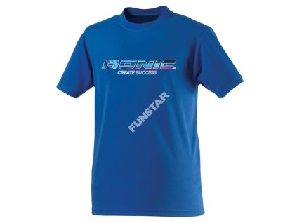 Donic tričko Promo Create Success modrá